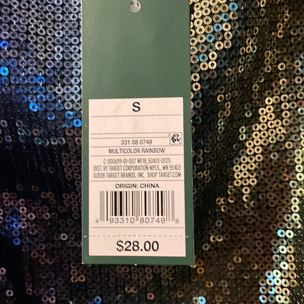 Really cute, never worn multi/color sequin. Perfect for parties